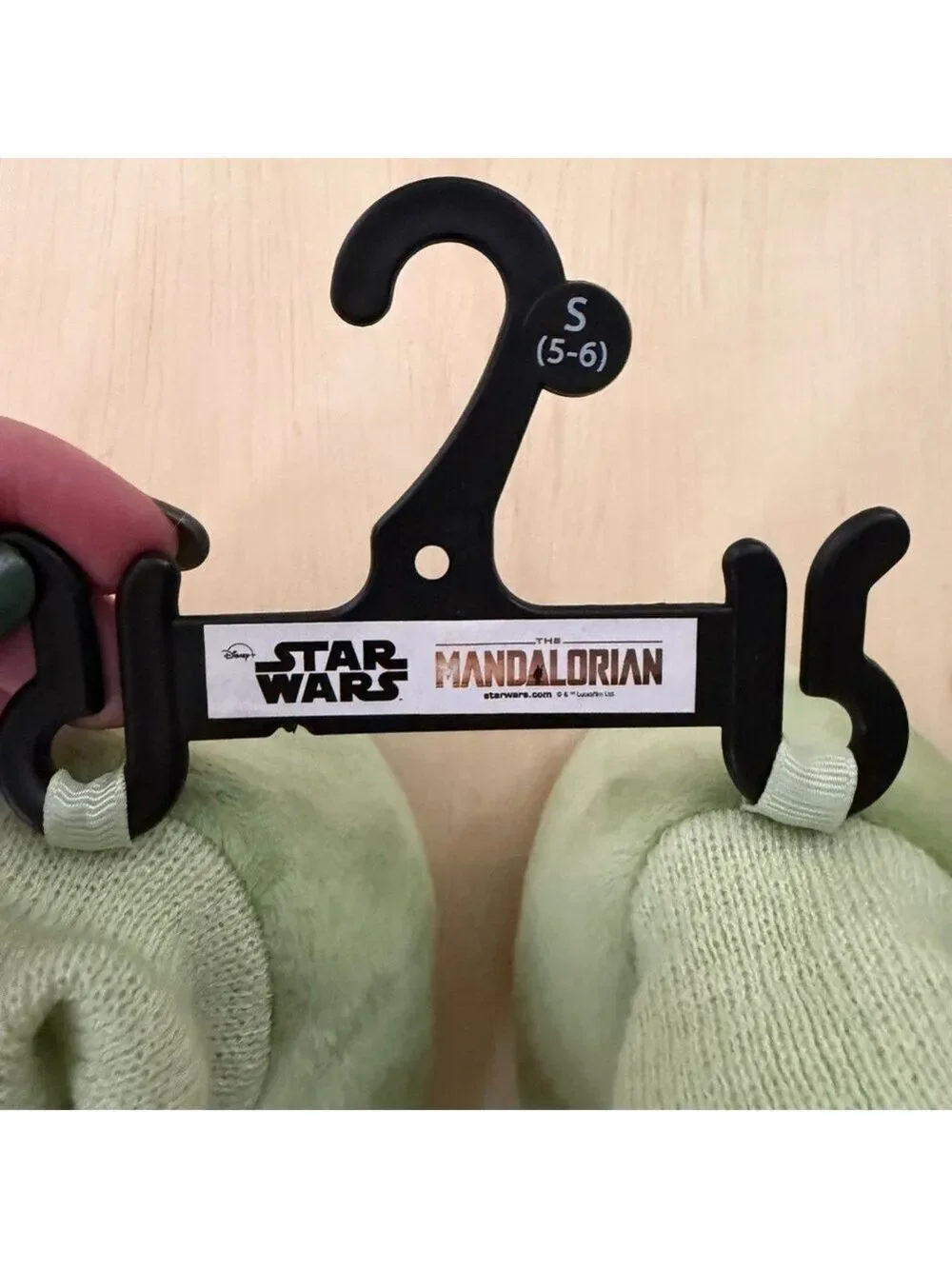 New Star Wars Mandalorian Grogu Baby Yoda Plush Slippers. Size 5-6